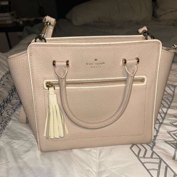 Kate Spade Blush Textured Leather Bag - Picture 1 of 4
